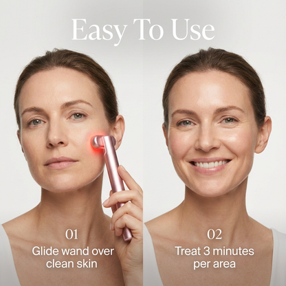 4-in-1 Radiant Renewal Skincare Wand with Red Light Therapy