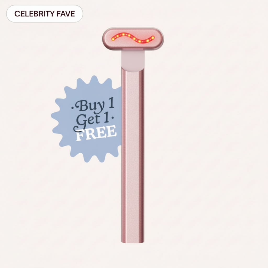 4-in-1 Radiant Renewal Skincare Wand with Red Light Therapy